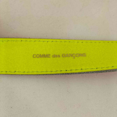コムデギャルソン COMME des GARCONS SUPER FLUO LEATHER LINE G ネオン レザー ガチャベルト メンズ